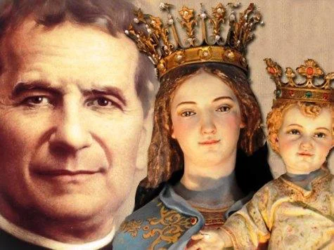 El primero que llamó a la Virgen María con el título de «Auxiliadora» fue San Juan Crisóstomo