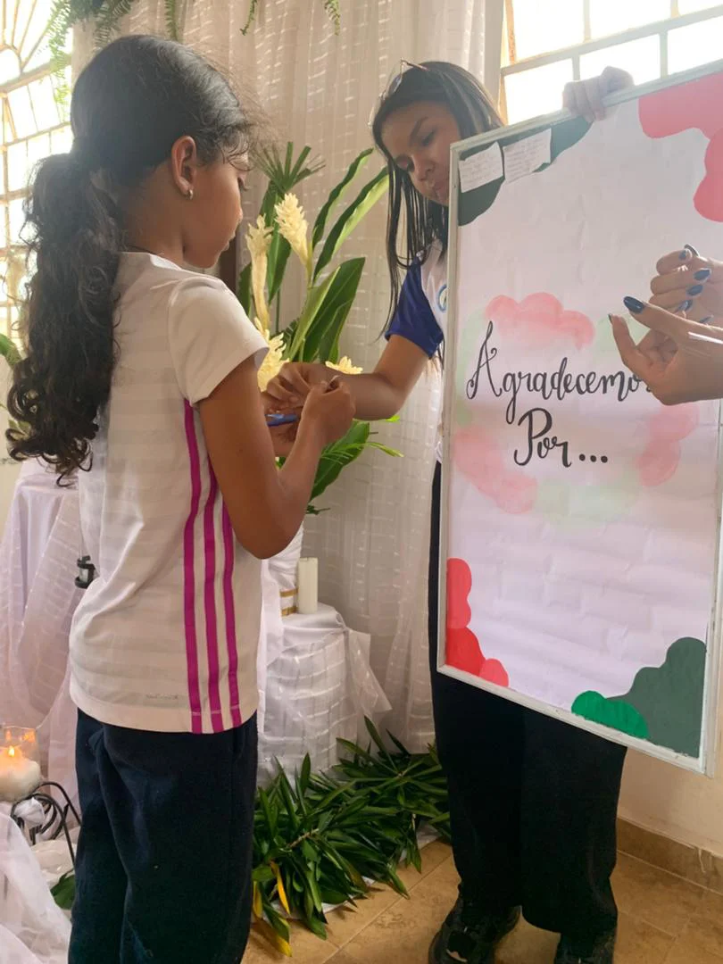 Momentos del campamento para agradecer